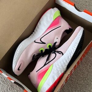 Nike Pink Athletic Shoes Sneakers